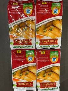 lot 162 image: J&C - Jennifers Garden Spring Rolls - Traditional Vegetable, 8 Pieces per Bag, Pack of 4