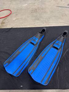 lot 1149 image: Blue and Black Diving Fins