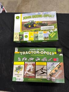 lot 1150 image: John Deere-Opoly Board Games