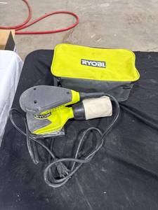 lot 1155 image: Ryobi Orbital Sander with Case