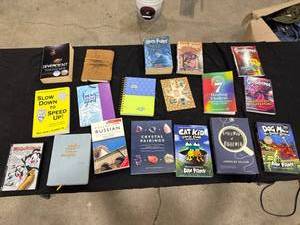 lot 1212 image: Assorted Books & Notebooks Lot