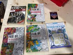 lot 1230 image: Adult Coloring Book Lot