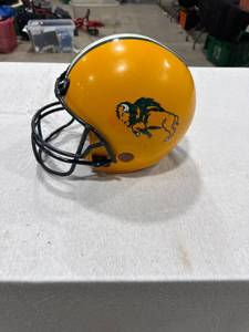 lot 1243 image: Miniature Bison Football Helmet