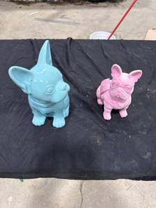 lot 1265 image: French Bulldog Figures