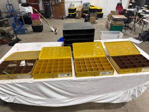 Parts Organizer Cases with Rack