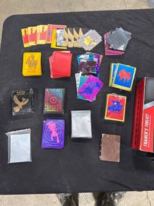 lot 1295 image: Pok�mon Card Sleeves & Boxes