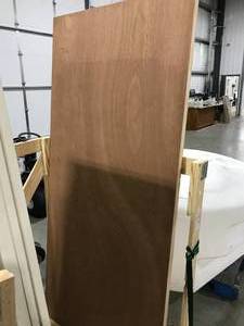 lot 45 image: 36 FLUSH HARDWOOD DOOR, NEW