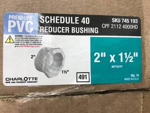 lot 72 image: SCH 40, REDUCER BUSHING