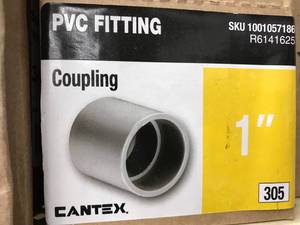 lot 76 image: PVC FITTING COUPLING