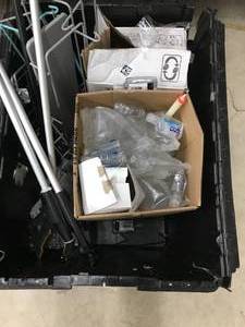 lot 102 image: TOTE WITH ASSORTED SOAP