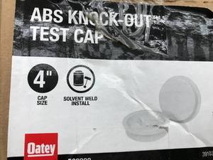 lot 132 image: ABS KNOCK OUT TEST CAP