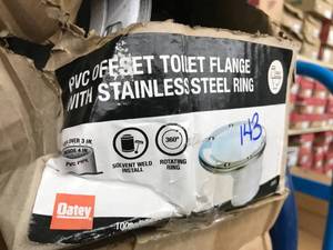 lot 143 image: PVC TOILET FLANGE