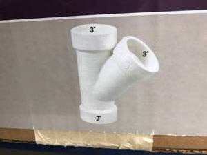 lot 149 image: PVC 45 WYE, 3IN