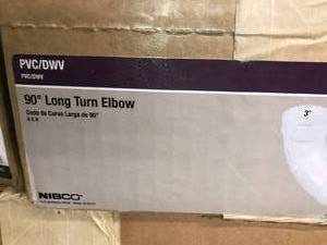 lot 151 image: PVC 90 LONG TURN ELBOW