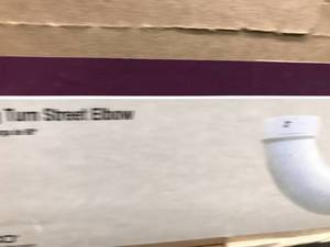 lot 155 image: PVC 90 LONG TURN STREET ELBOW