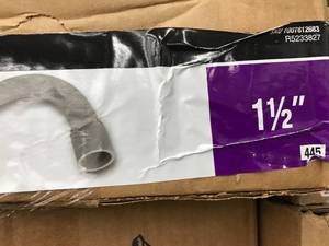 lot 65 image: PVC FITTING 1 12 SCH 40, 90 ELBOW