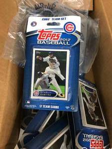 lot 158 image: 1 CASE BASEBALL CARDS, CUBS