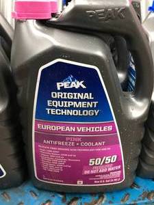 lot 182 image: 2  1 GAL PEAK EUROPEAN VEHICLES PINK ANTIFREEZE & COOLANT