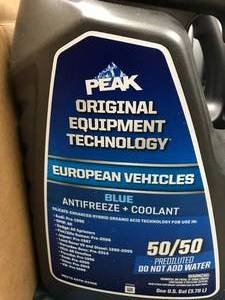 lot 183 image: 2  1 GAL EA BLUE PEAK EUROPEAN VEHICLE ANTIFREEZE & COOLANT