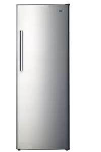 Vissani 24 in. 11 cu. ft. Convertible Auto Defrost Garage Ready Upright Freezer/Refrigerator in Stainless Steel, Energy Star