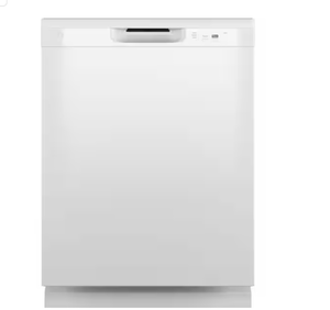 lot 7 image: GE 24 in. Built-In Tall Tub Front Control White Dishwasher with 60 dBA, ENERGY STAR (Minor Transit Damage)