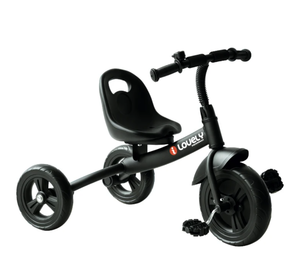 lot 429 image: Qaba 3-Wheel Recreation Ride-On Toddler Bike With Bell for Children Indoor  Outdoor, Black