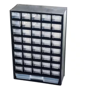lot 431 image: Stalwart 17.5 in. 41-Compartment Hardware Storage Small Parts Organizer in Black