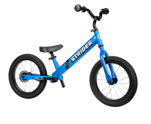 lot 454 image: Strider 14x, Awesome Blue - Balance Bike for Kids 3 to 6 Years - Includes Kid-Size Grips, Padded Seat, Performance Footrest & All-Purpose Tires - Easy Assembly & Adjustments
