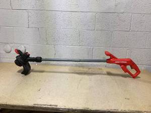 lot 120 image: CRAFTSMAN 20-volt max 10.0-in Straight Shaft Battery String Trimmer (Only Tool)