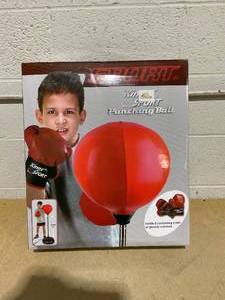 lot 306 image: Sports Kids Punching Ball With Gloves Adjustable