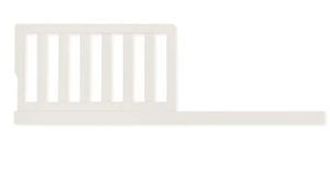 lot 127 image: Toddler Bed Safety Guard Rail for Evolur Baby Convertible Cribs - Solid Wood Rail for Convertible Crib to Toddler Bed Conversion - Safety Bed Rail for Children (Antique French Grey, Model 846)