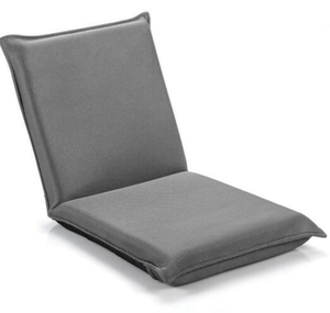 lot 348 image: Costway Adjustable 6-Position Folding Lazy Sofa Chair with Soft Cushion for Comfort - 39.5 x 18 x 3