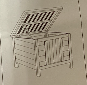 lot 129 image: Black storage box (Maybe Missing Hardware)