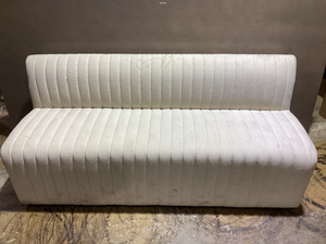 lot 77 image: Four Hands BYO Augustine Dining Banquette - 72 Bench - Capri Oatmeal (Slightly Dusty)