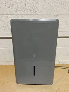 lot 91 image: GE 50-Pint Dehumidifier with Built-in Pump for Basement, Garage or Wet Rooms up to 4500 sq. ft. in Grey, ENERGY STAR