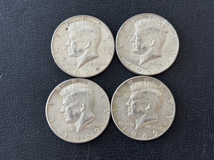 lot 9 image: 1969-D Kennedy Half Dollars 40% Silver