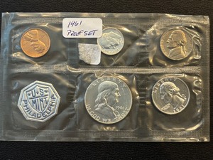 lot 9 image: 1961 Proof Set
