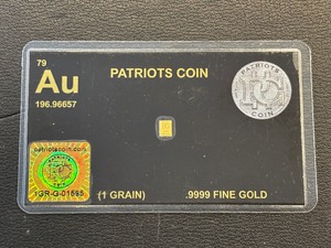 lot 18 image: 1 Grain .999 Fine Gold