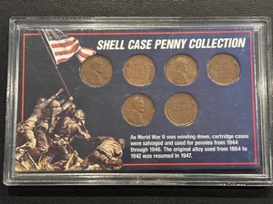 lot 39 image: Shell Case Penny Collection
