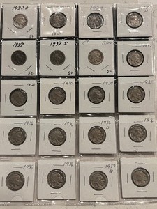 lot 77 image: Buffalo Nickels