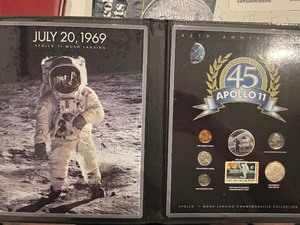 lot 80 image: Apollo 11 45th Anniversary Coins and Stamps