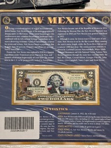 lot 88 image: 2013 $2 Dollar Note New Mexico