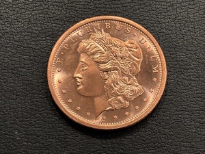 lot 96 image: 1 Ounce .999 Fine Copper Round