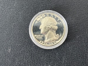 lot 5 image: 1976-S Bicentennial Washington Silver Quarter Proof