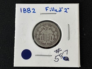 lot 14 image: 1882 Shield Nickel