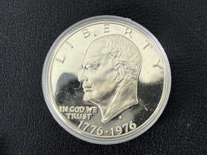 lot 19 image: 1976-S Bicentennial Eisenhower Silver Dollar Proof