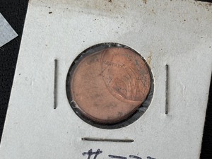 lot 22 image: Lincoln Cent Offset Error