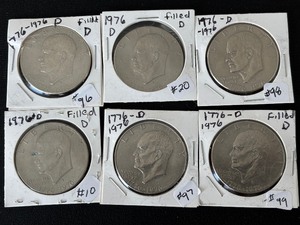 lot 32 image: 1976-D Bicentennial Eisenhower Dollars