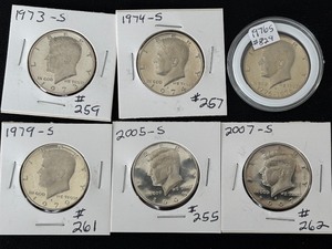 lot 35 image: Kennedy Half Dollar Proofs