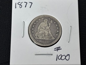 1877-S Liberty Seated Quarter